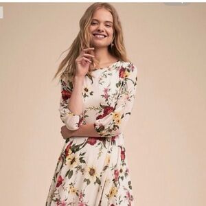 Anthropologie Yumi Kim Woodstock Maxi Dress, Brookhaven Ivory Sz M